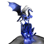 Saphire Dragon Crystal Stock