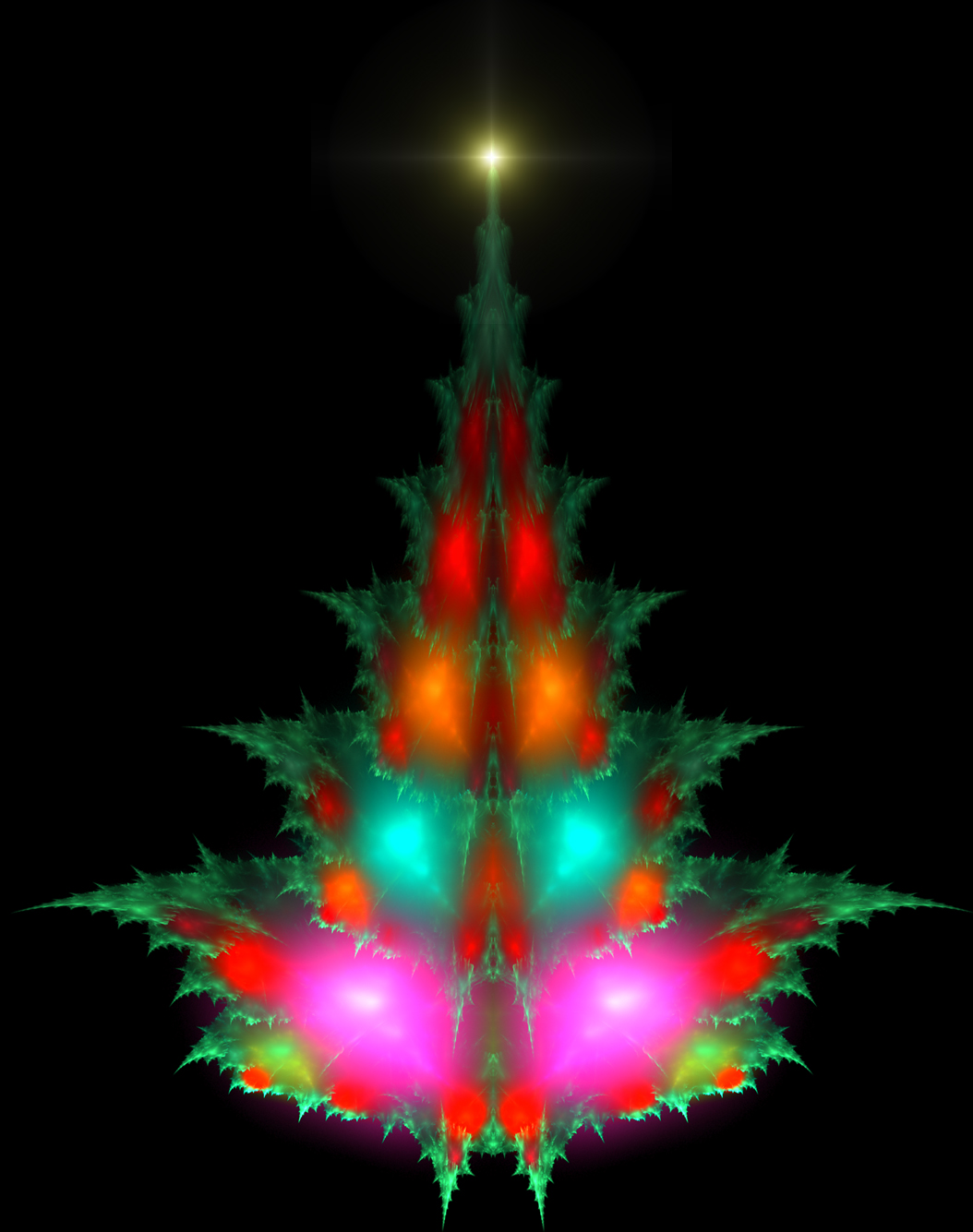 Fractal Xmas Tree Stock