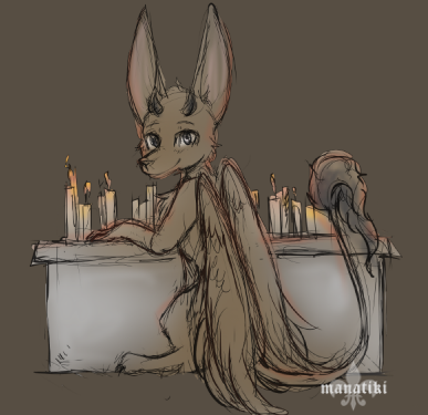 Candlelight Sketch