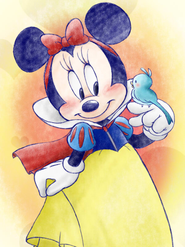 minnie as Snow White