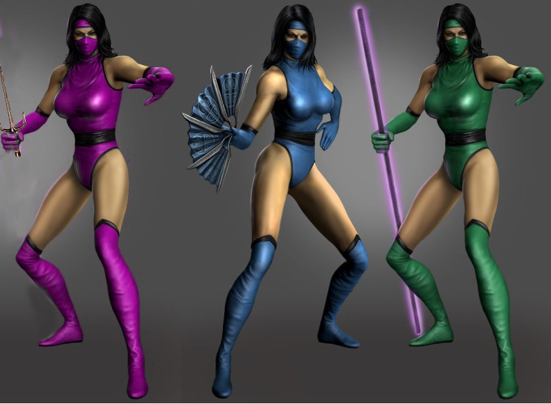 MK2 Mileena Kitana and Jade