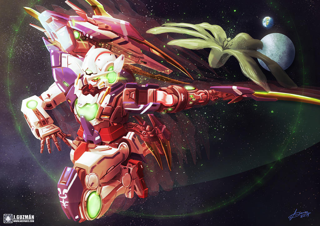 Gundam Exia R4 - Trans-Am Variant - by Z3ros on DeviantArt