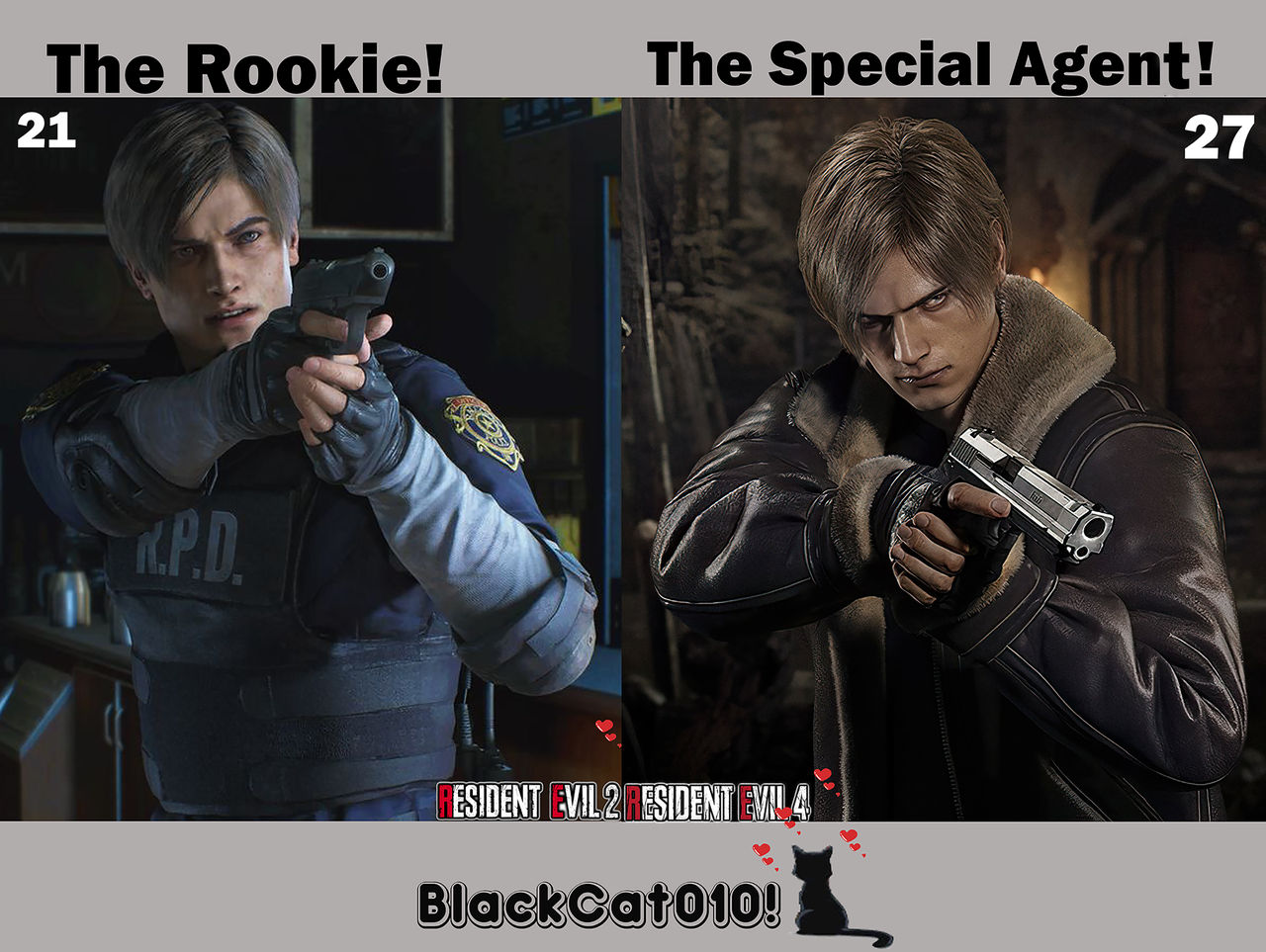 Leon Re Rookie My Precious Beloved Leon From Rookie To Special Ag by black-cat010 on ...