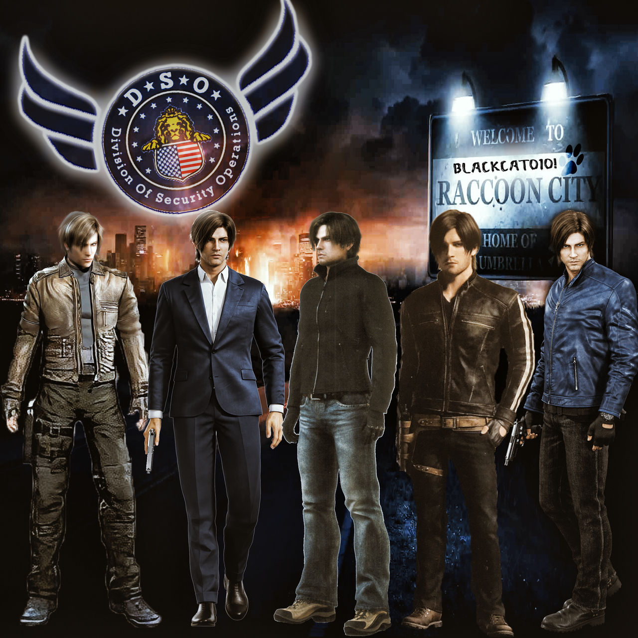 Raccoon City Rookie To DSO Special Agent!BlackCat0 by black-cat010 on ...