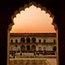 Sunset Agra Fort