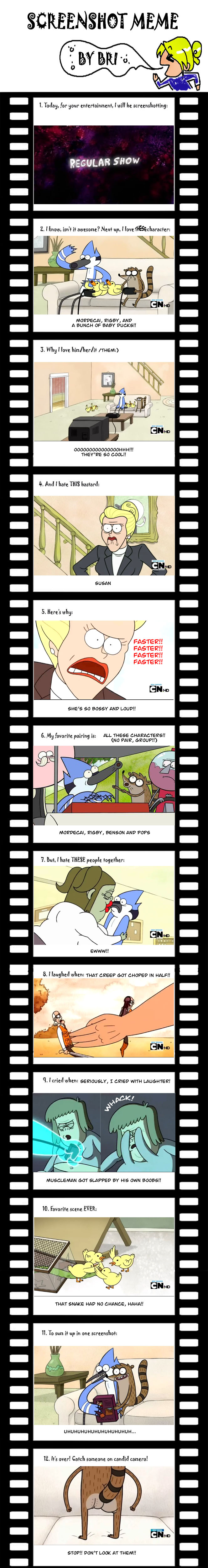 Regular Show Screenshot Meme