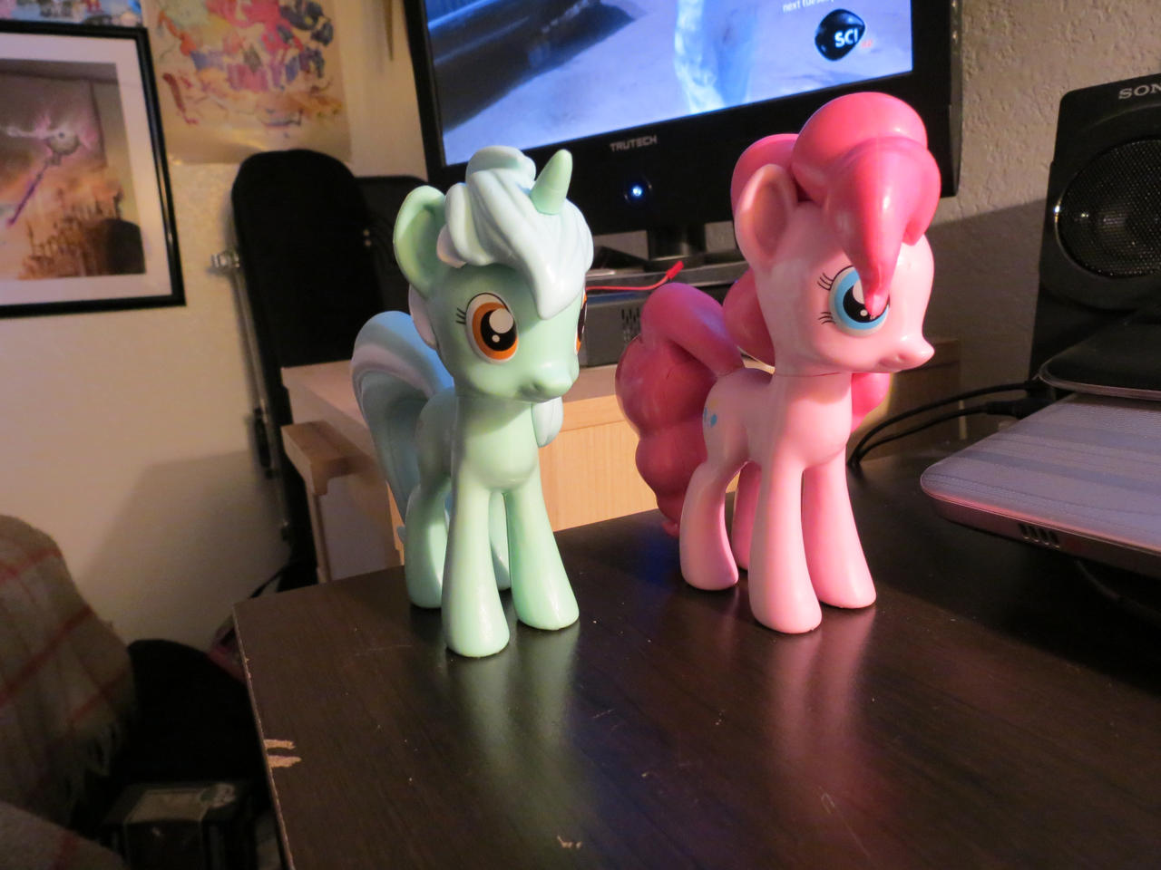 Lyra and Pinkie Funko Figures