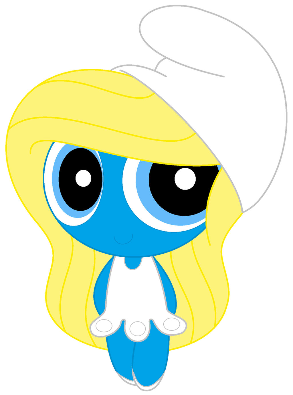 Puffed Rarity Deviantart Puffed Smurfette by JN1999Rarity on DeviantArt