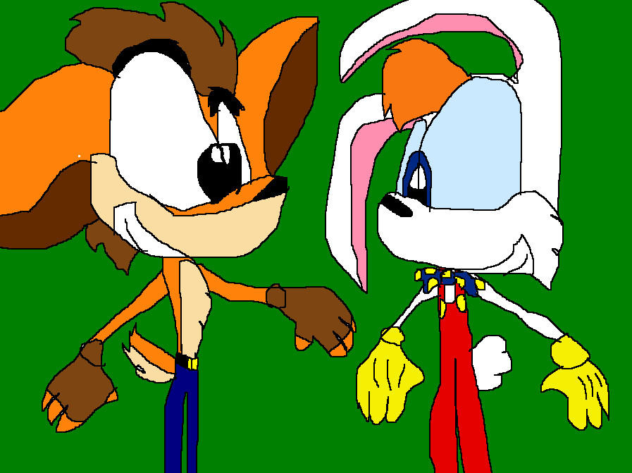 Crash and Roger Rabbit by PowderPuffBunny on DeviantArt