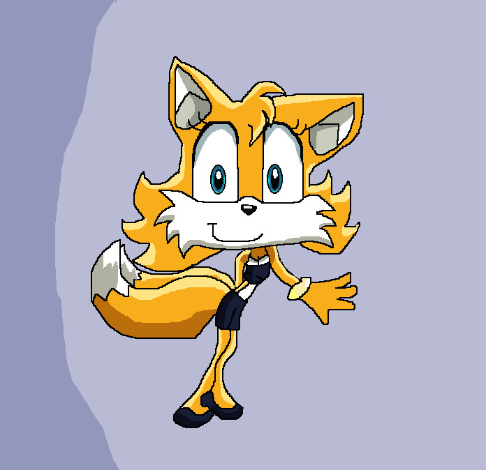 Girl Tails Sonic x by PowderPuffBunny on DeviantArt