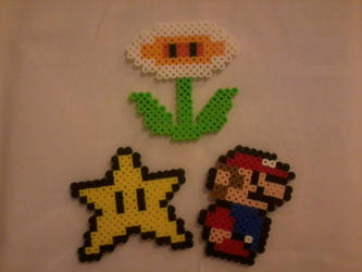 Super Mario Perler Bead Set!