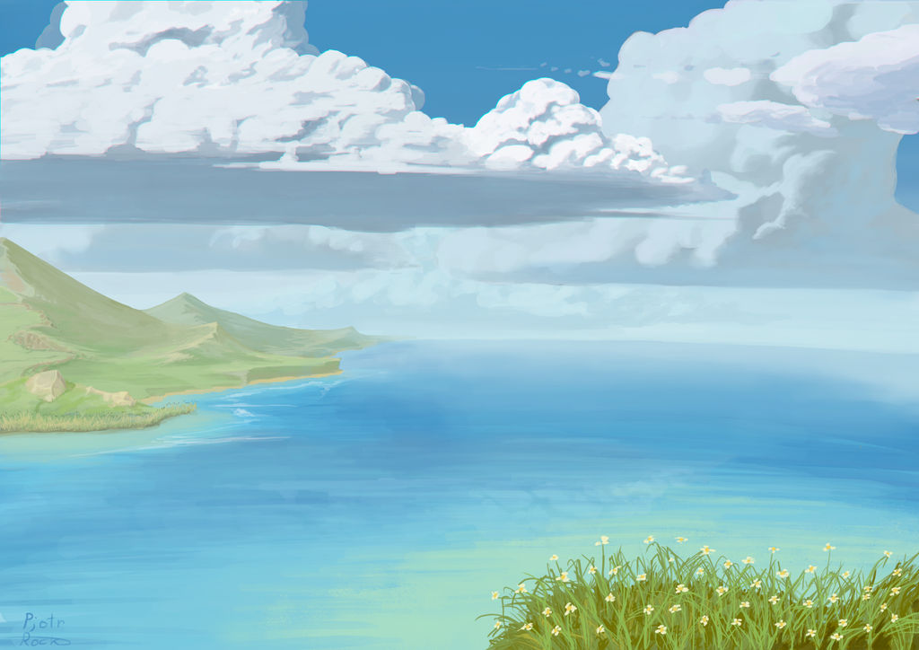 Deviantart Ocean Background Ocean by PjotrRock on DeviantArt