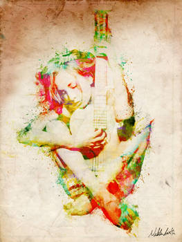 Guitar Lover's Embrace