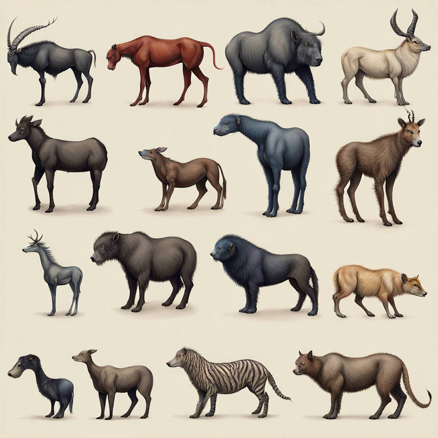 deferent unusual animals