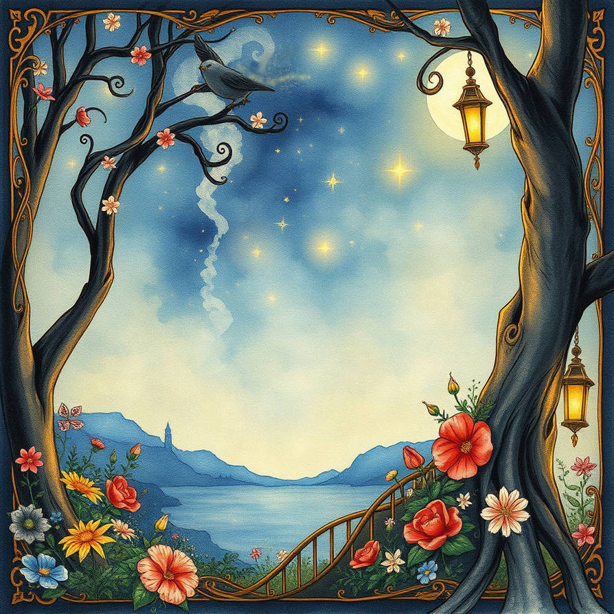 A summer night's dream, fairytale atmosphere, lots