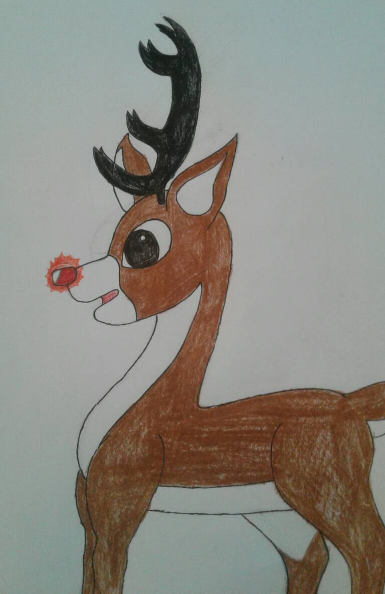 Rudolph Sketch by Nikkigamer on DeviantArt