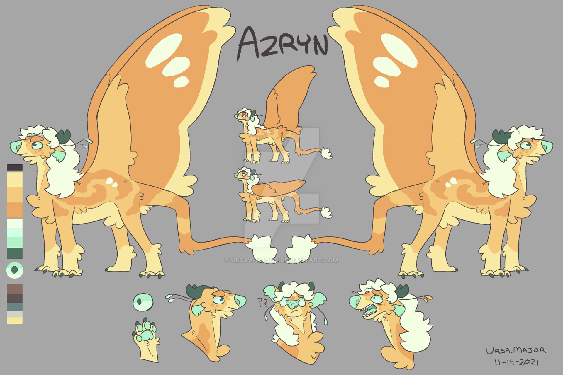 Azryde Raging Azryn ref by Ursaa-Major on DeviantArt