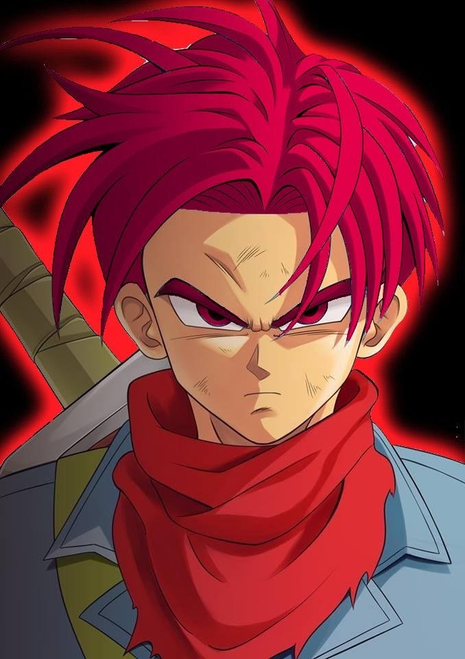 Super saiyan red trunks by GokuGohanFan on DeviantArt
