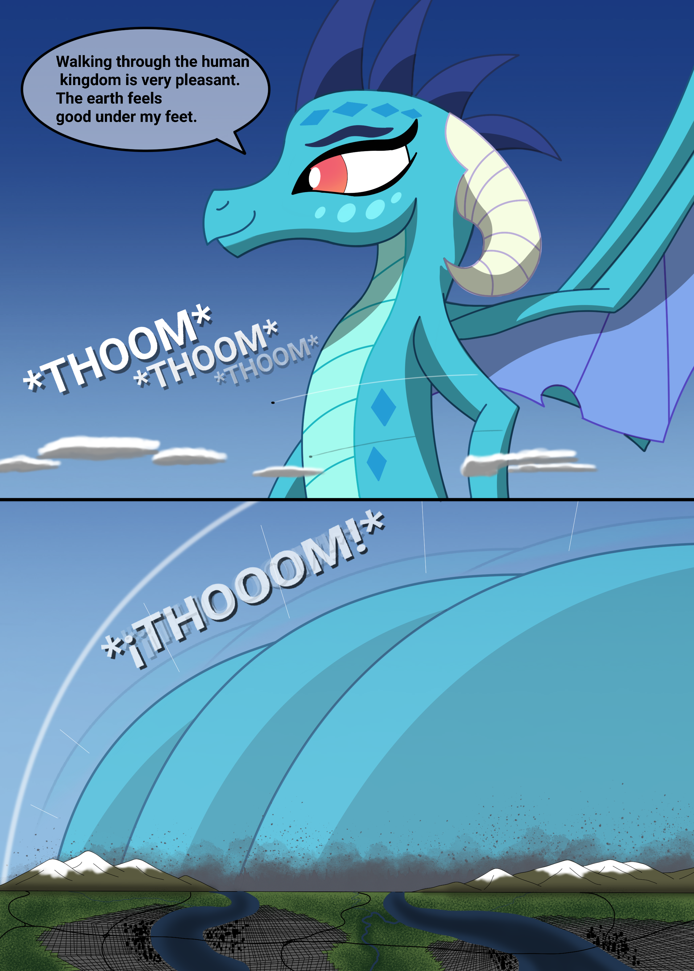 Princess Ember Mega Stomp by Az12lol on DeviantArt