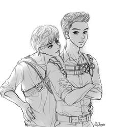 [Maze Runner] Newt/Minho