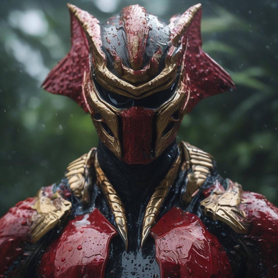 AI Concept Art Red Dragon Ranger by Scythe2083 on DeviantArt
