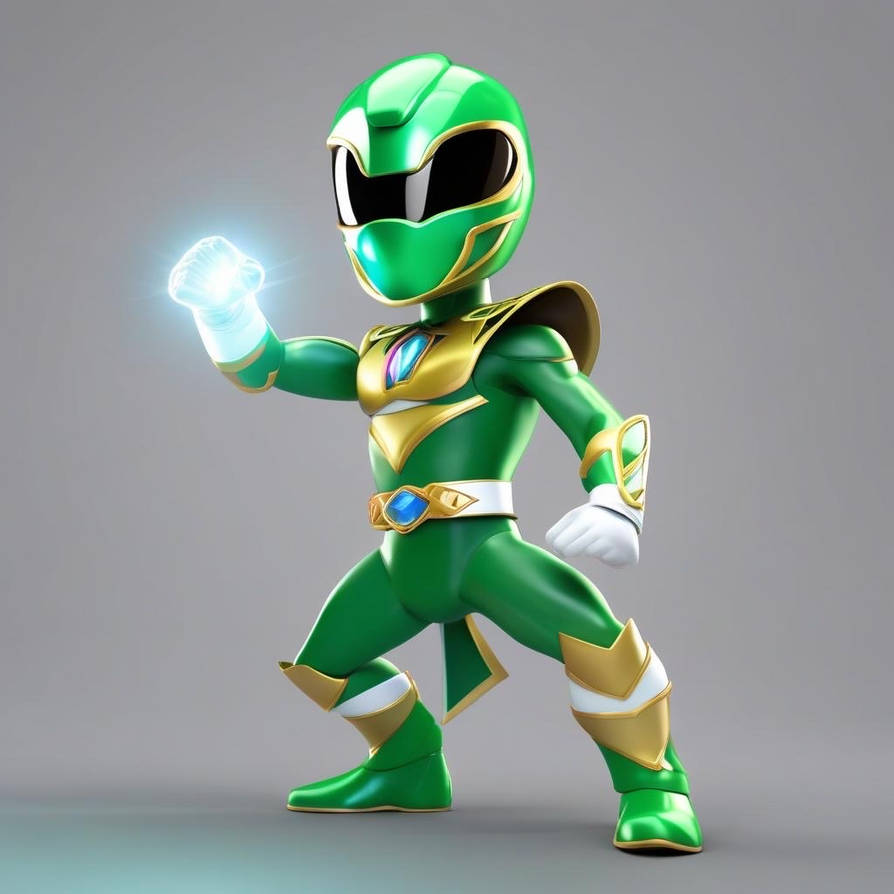 AI Concept Art Pixar Green Ranger by Scythe2083 on DeviantArt