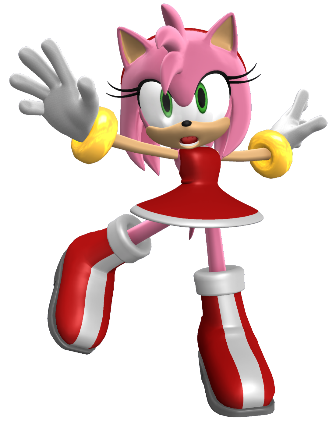 Sonic e Amy Rose Modelo 3D - TurboSquid 1085207