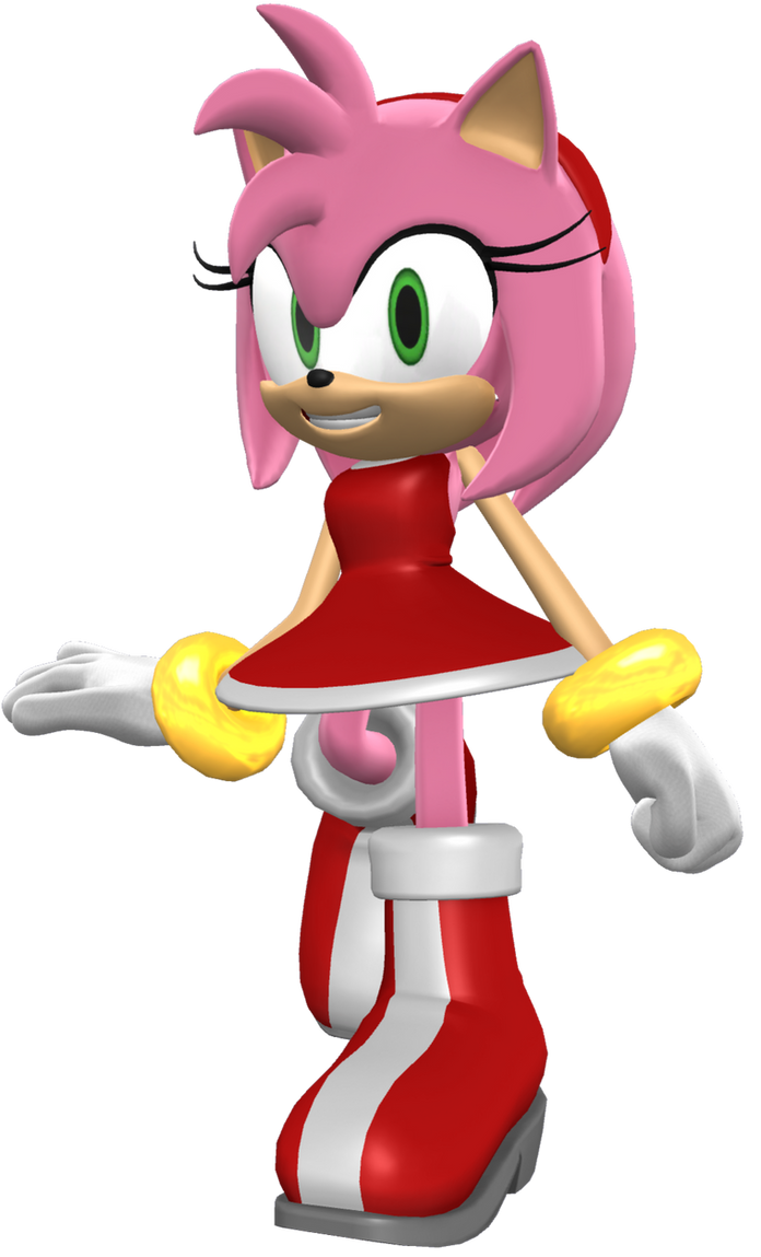 Amy rose 3d model by Gonzalo123000 on DeviantArt
