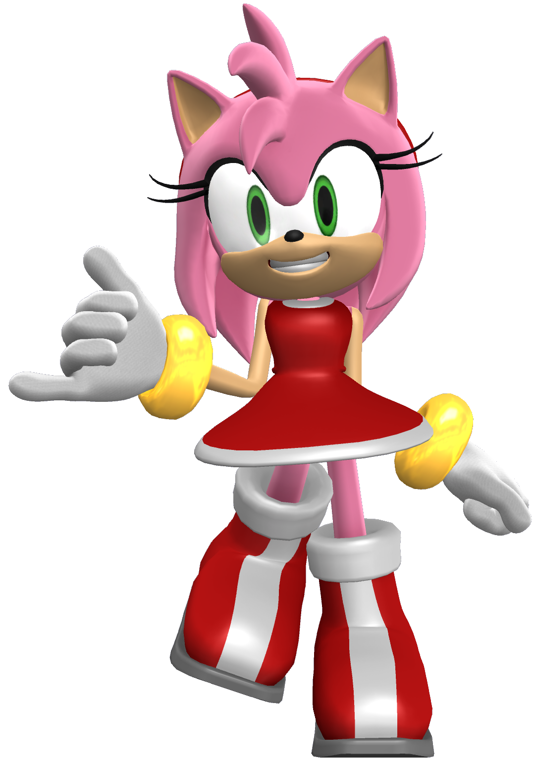 Sonic e Amy Rose Modelo 3D - TurboSquid 1085207