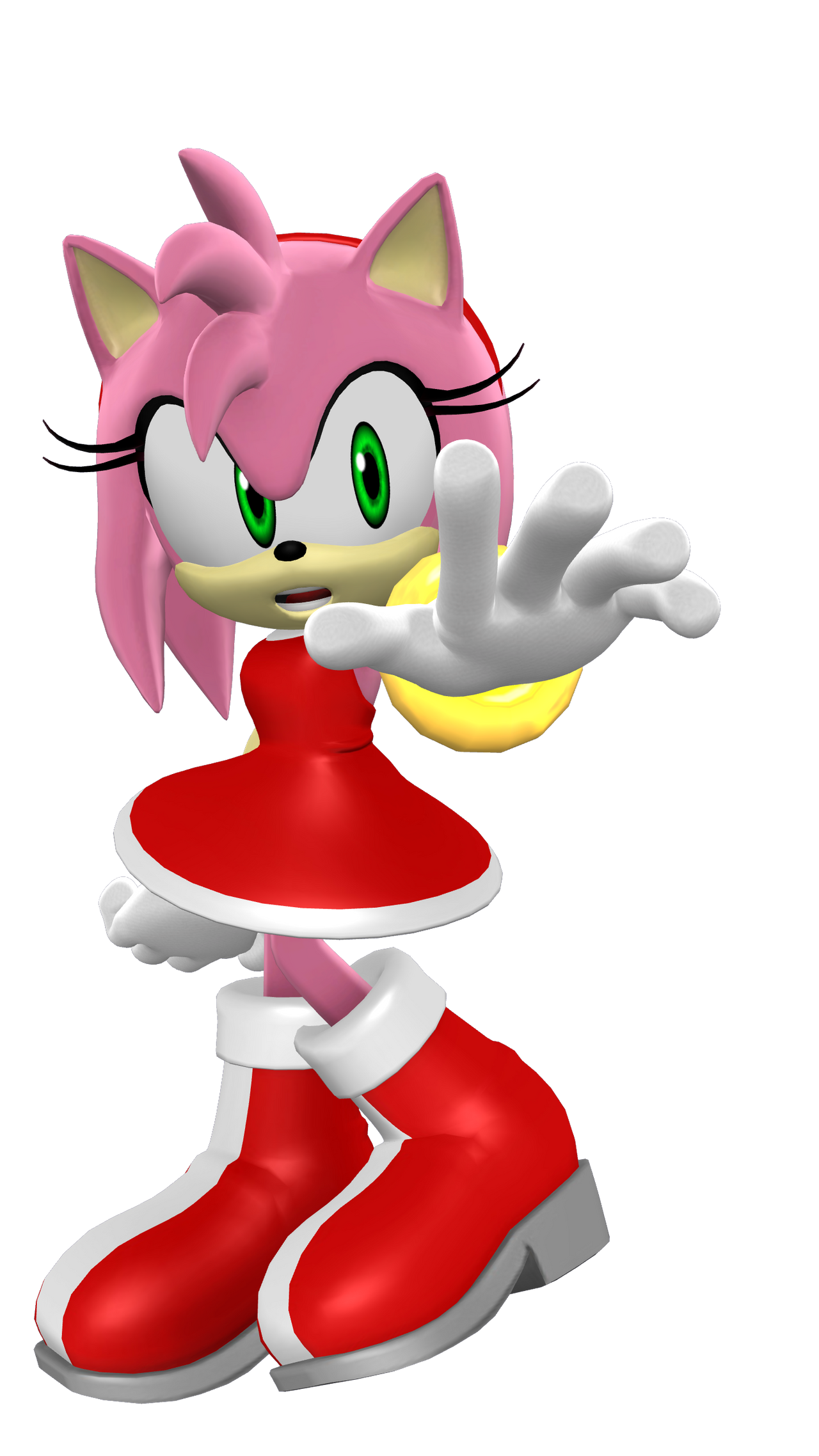 Amy rose angry 3d model by Gonzalo123000 on DeviantArt