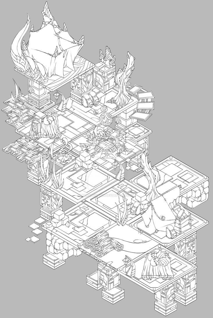 Isometric Rpg Pre Rendered ISOMETRIC - RPG location (1) by ParagonAxis on DeviantArt