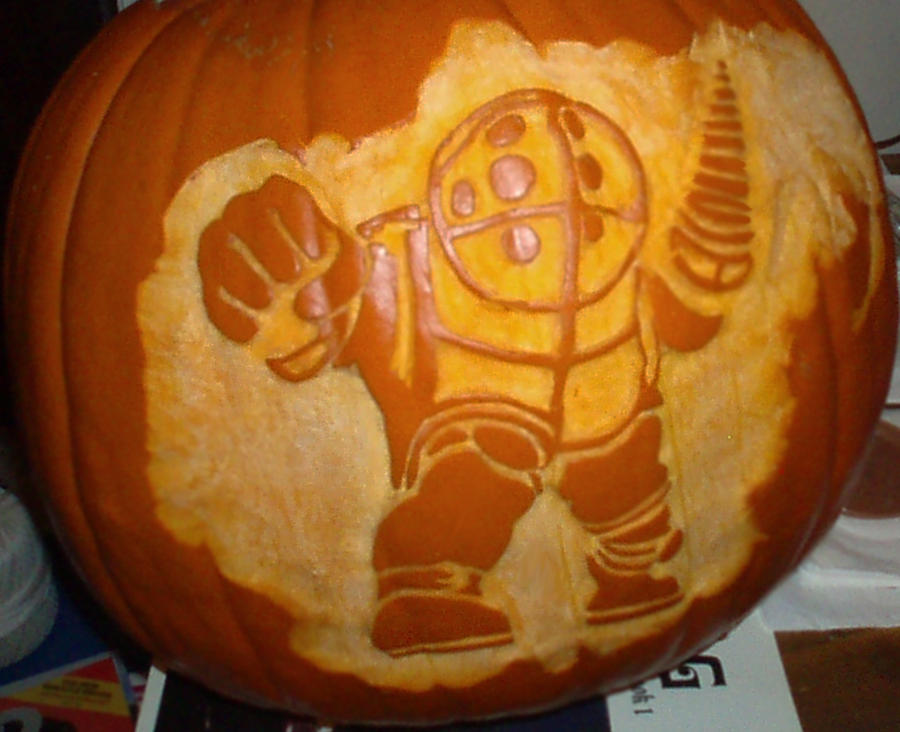 Bioshock 'Big Daddy' Pumpkin by profoundknowledge on DeviantArt bioshock-big-daddy-pumpkin-by-profoundknowledge-on-deviantart