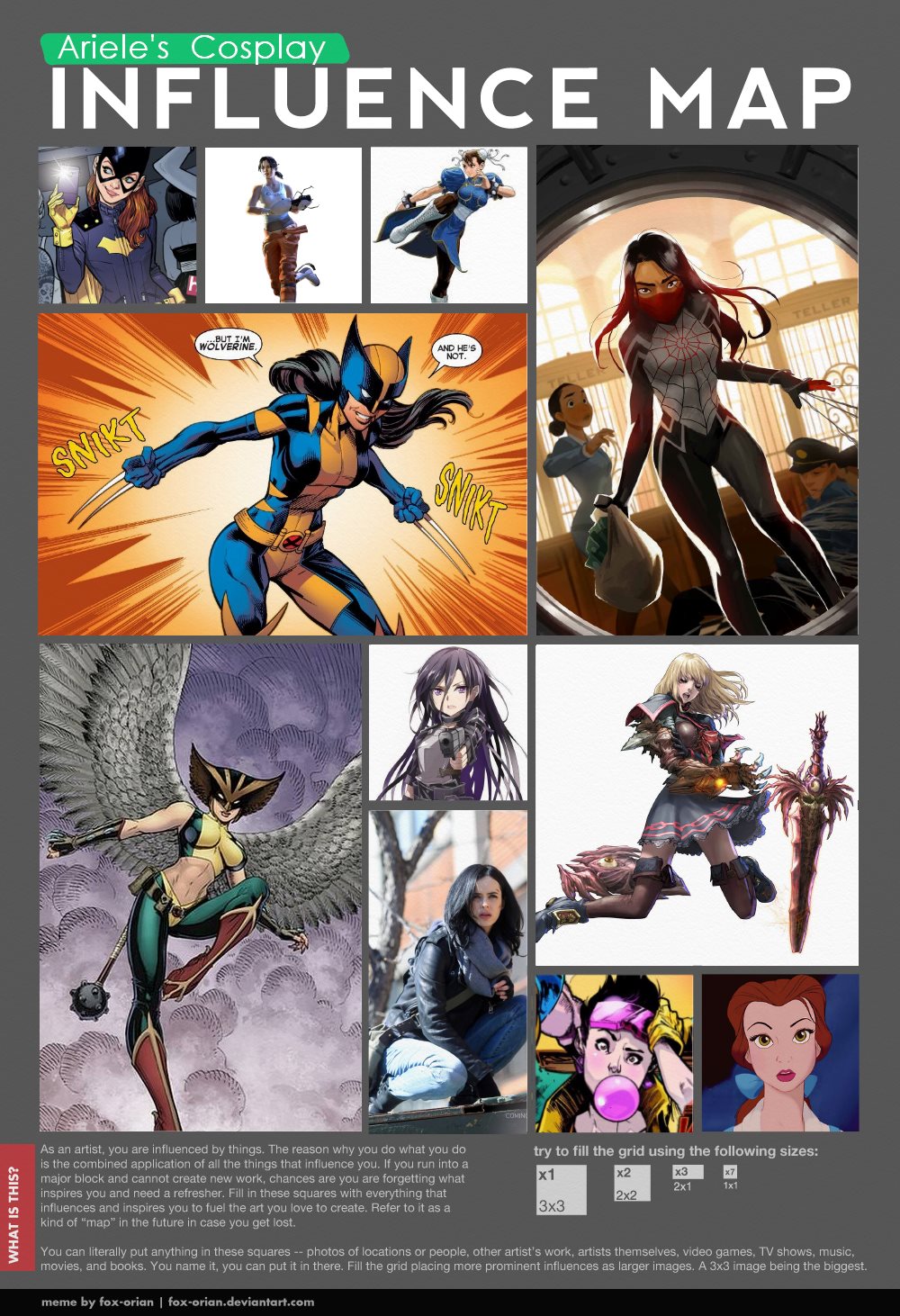 Influence Map Cosplay