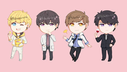 Mr. Love Queen's Choice Chibis