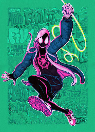 Spiderpunk by dwaynebiddixart on DeviantArt