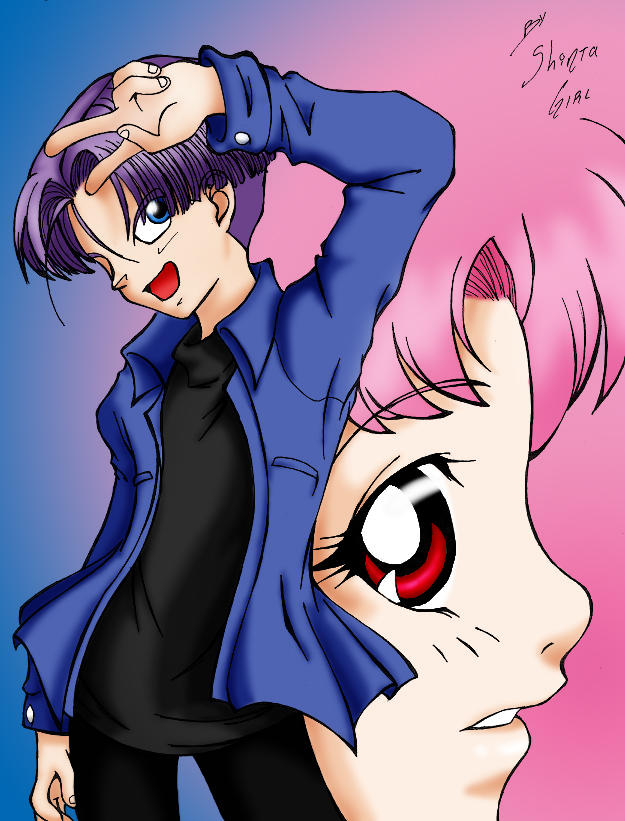 Trunks And Rini MTrunks y ChibiUsa by Shinta-Girl on DeviantArt
