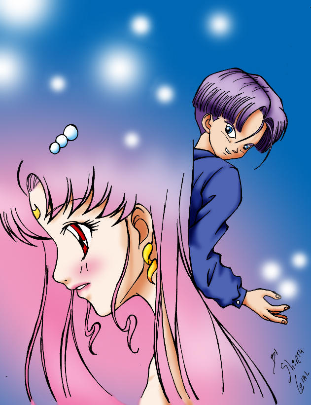 Trunks And Rini Trunks y Rini by Shinta-Girl on DeviantArt