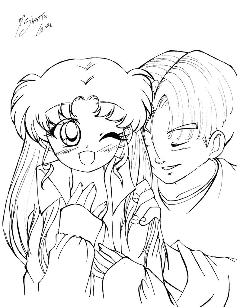 Trunks And Rini Chibiusa + Trunks Love love love by Shinta-Girl on DeviantArt