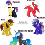 Comission - Group ponies