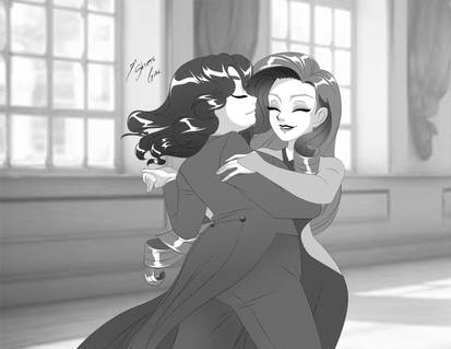 Comission - Shinta + Rarity Dancing