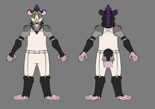 Thrash Fursuit (Partial) Ref