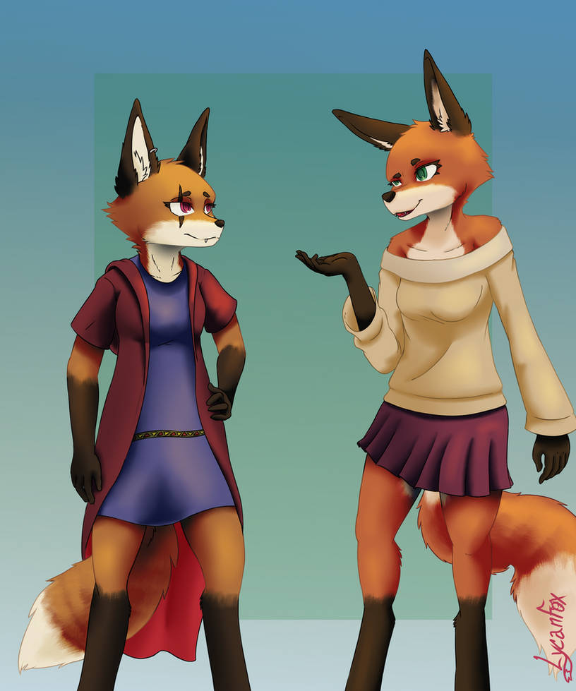 Deviantart Foxa Foxes by lonelylycanfox on DeviantArt