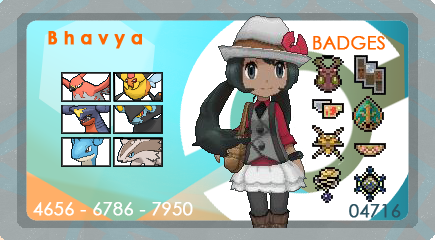 Pokemon XY - My Trainer Card