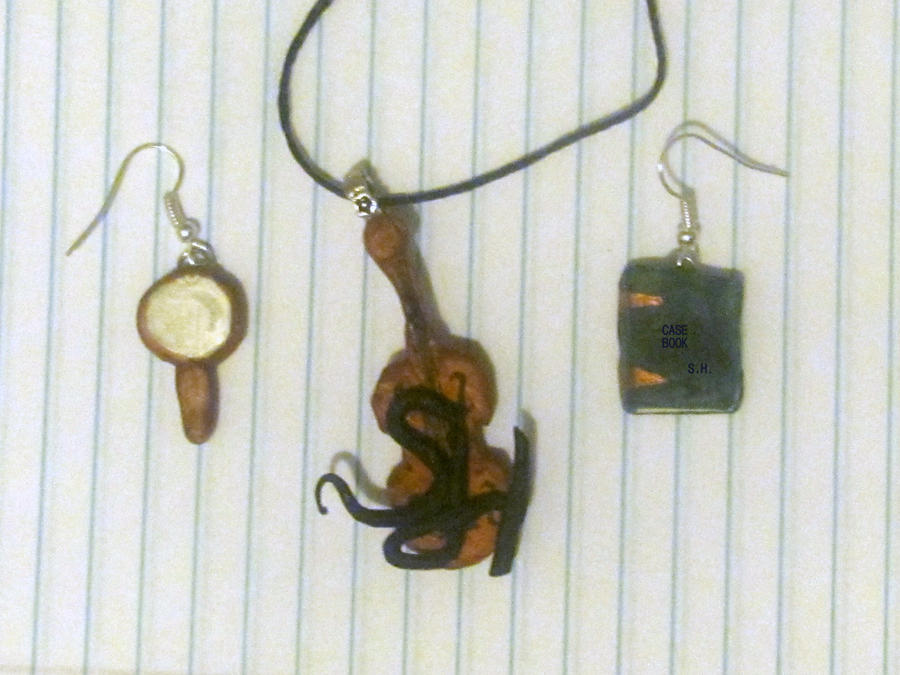 Sherlock Holmes Jewelry Set