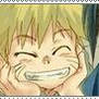 Sasunaru stamp:smile and blush