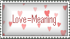 Love is Meaning