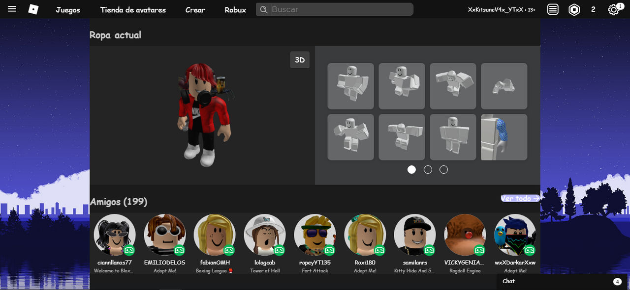 Roblox avatar customization: Tùy chỉnh hình ảnh Roblox avatar theo cách riêng của bạn. Từ màu sắc đến chi tiết tinh tế, bạn có thể thiết kế và chia sẻ avatar của mình với bạn bè. Roblox avatar customization cung cấp cho bạn hoạt động tạo ra hình ảnh không giới hạn để thể hiện cá tính của bạn.