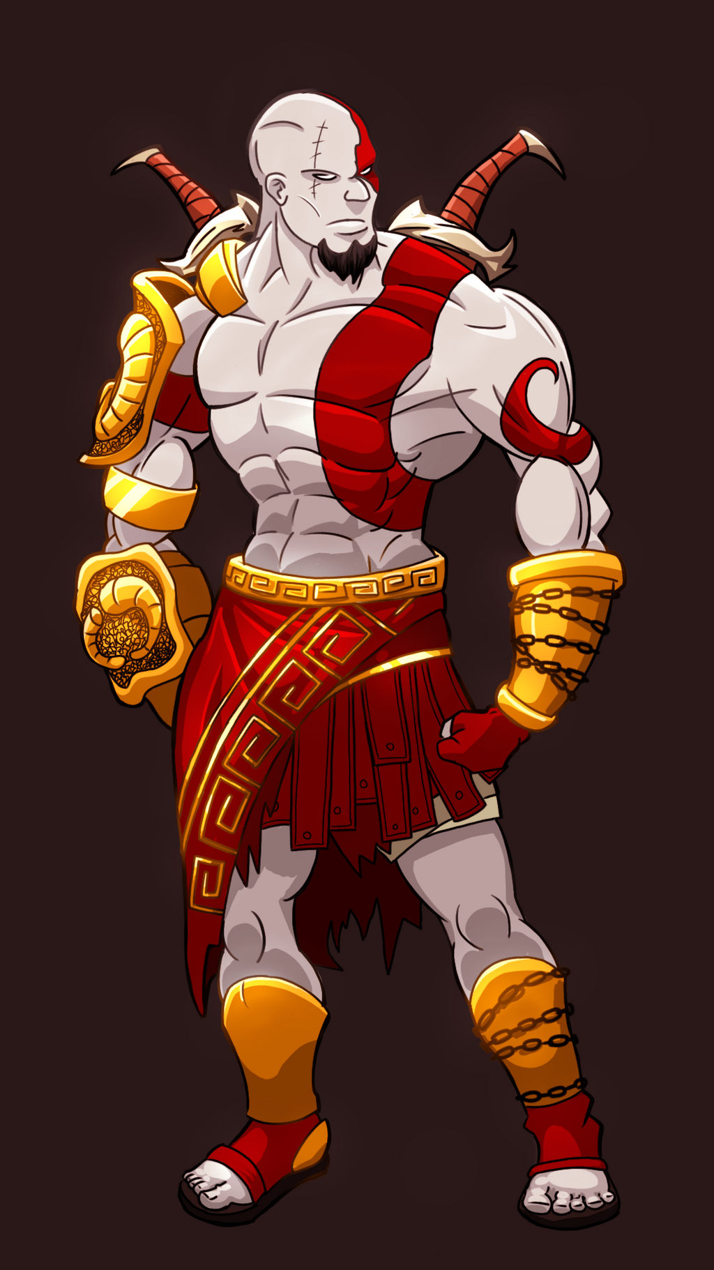 Kratos (god of war) by ninjakimm on DeviantArt