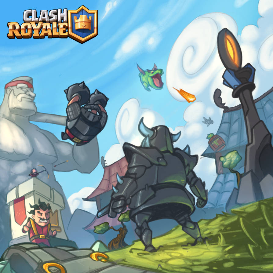 mega knight vs pekka by ninjakimm on DeviantArt