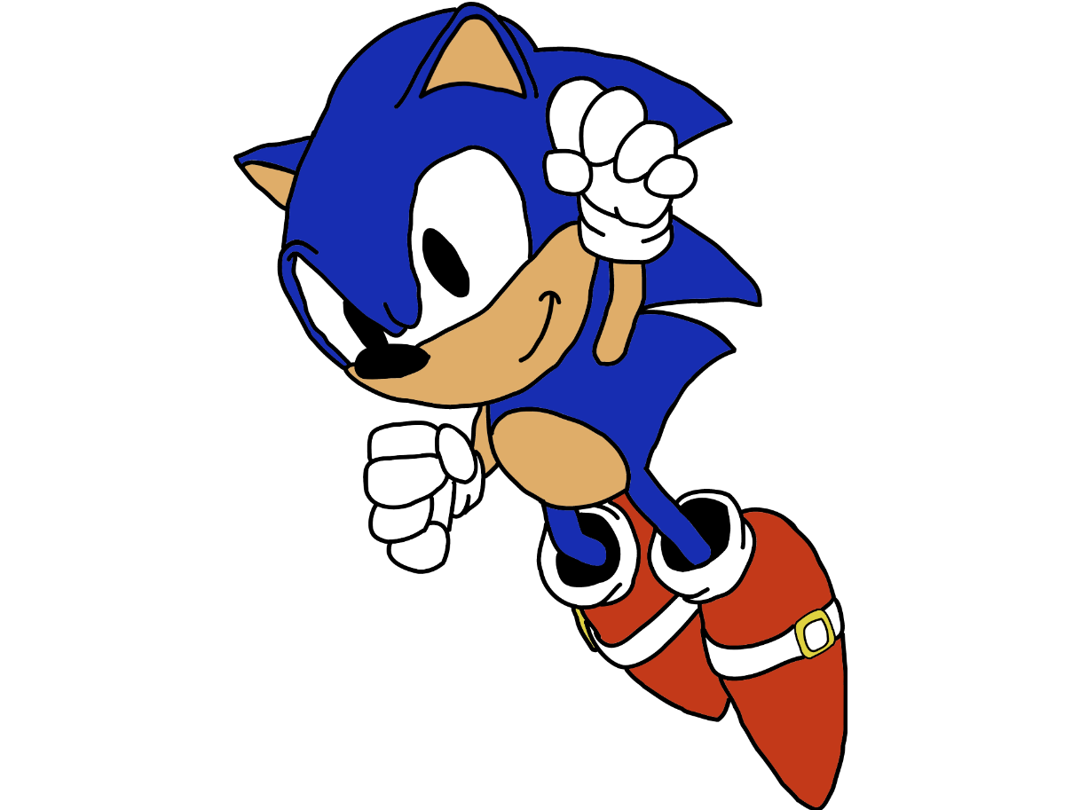Wbf910 on X: Super Classic Sonic ✨ A fun random drawing of Super Classic  Sonic! #SonicTheHedgehog #sonicfanart  / X